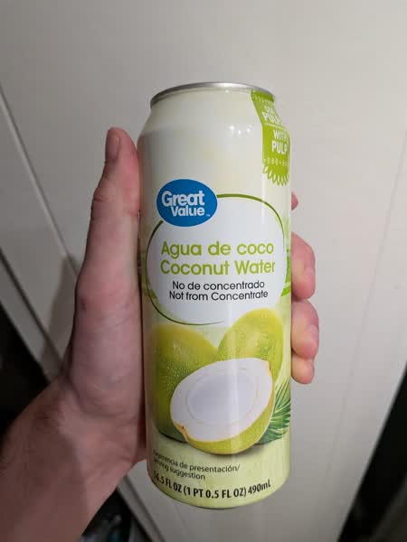 Great Value — Coconut Water with Pulp